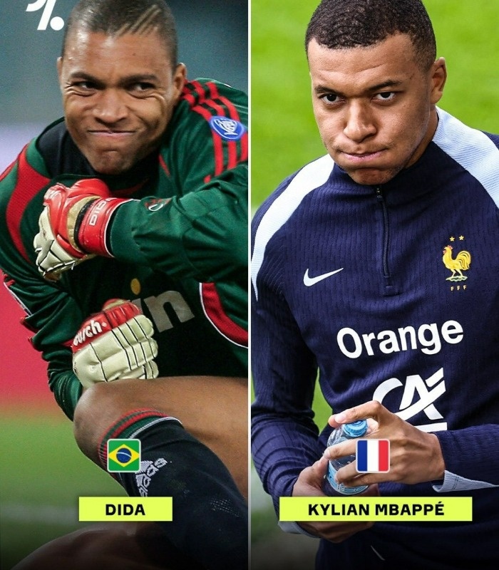 شباهت امباپه و دیدا فوتبالیست های مشهور