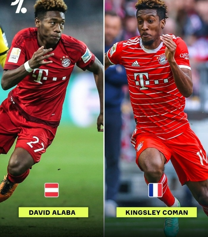 شباهت دیوید آلبا و کینگزلی کومان دیوید آلبا و کینگزلی کومان