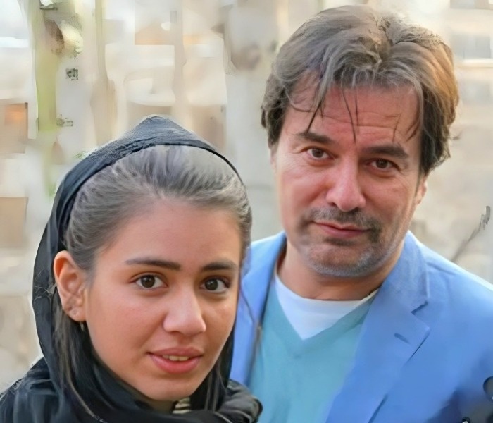 پیمان قاسم خانی و دخترش پریا فرزندان پیمان قاسم خانی