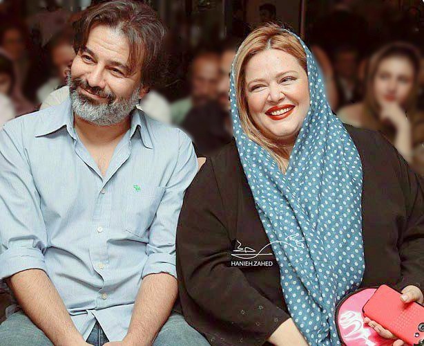 پیمان قاسم خانی و همسرش سایق اش بهاره رهنما پیمان قاسم خانی و بهاره رهنما