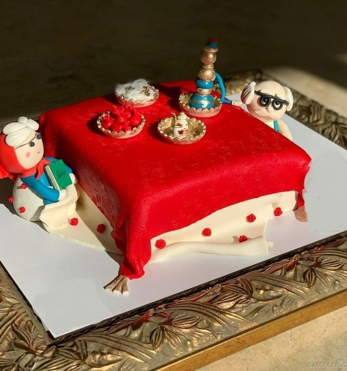 ایده کیک شب یلدا برای مدرسه و مهدکودک ها ایده کیک شب یلدا برای مدرسه