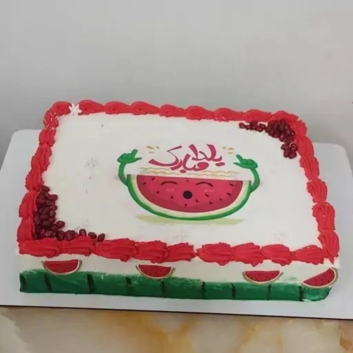 ایده کیک شب یلدا برای مدرسه و مهدکودک ها ایده کیک شب یلدا برای مدرسه