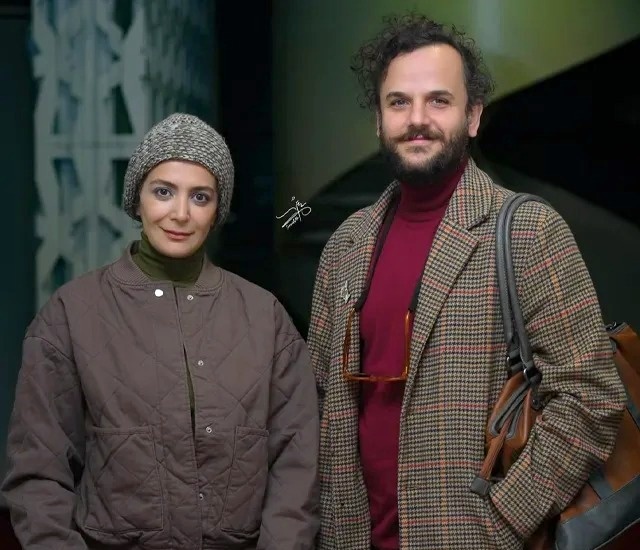 آمین فیضآبادی و همسرش الهام کردا آمین فیضآبادی و همسرش