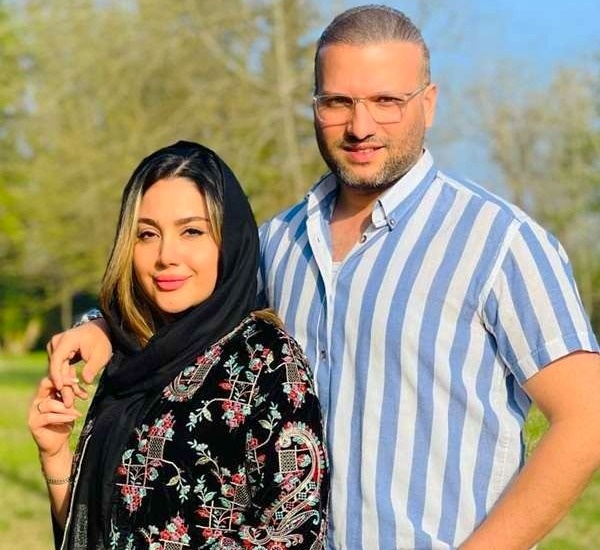 عمار آقایی و همسرش ایرانا فتحالله زاده عمار آقایی و همسرش
