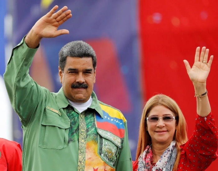 سیلیا فلورس و همسرش نیکلاس مادورو سیلیا فلورس و همسرش