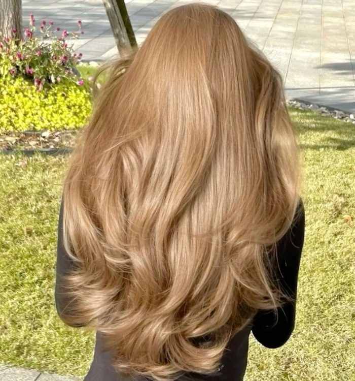 رنگ موی نسکافه‌ ای و بژ