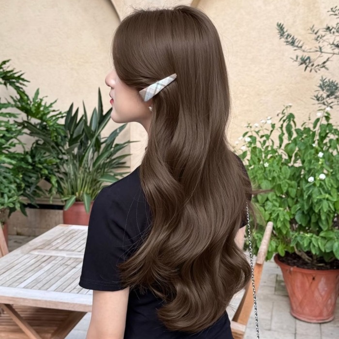 رنگ مو نسکافه‌ای شکلاتی