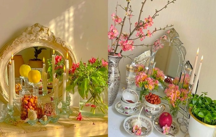 شمع برای تزئین سفره هفت سین شمع برای سفره هفت سین