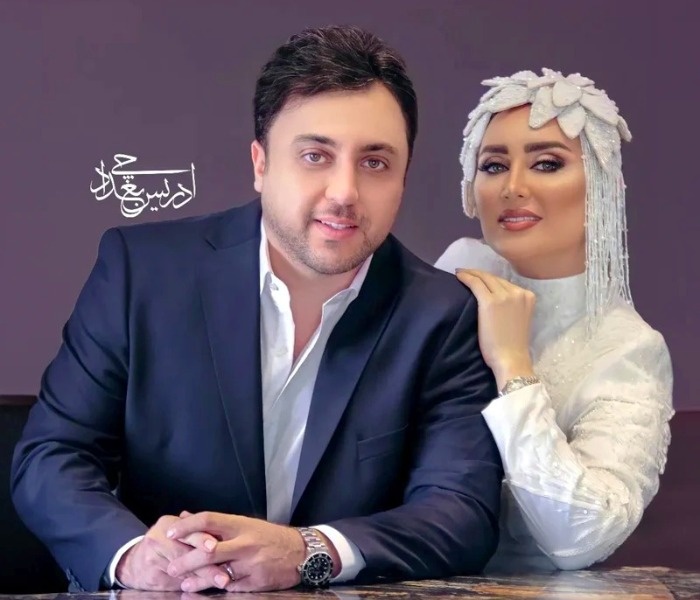 سولماز حصاری در کنار همسرش سولماز حصاری و همسرش