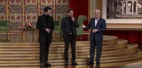 رهام هادیان و امیر مقاره کنار مهران مدیری بیوگرافی امیر مقاره
