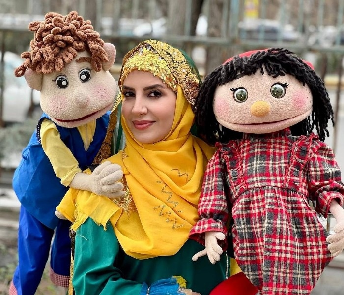 خاله شادونه مجری برنامه کودک عکس خاله شادونه
