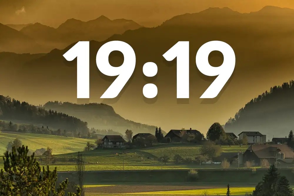 معنی ساعت جفت ساعت جفت 19:19