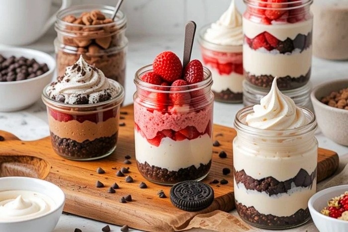 طرز تهیه جار کیک جار کیک