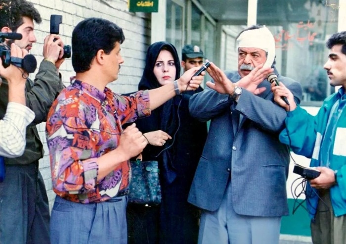 محمدعلی کشاورز و پوراندخت مهیمن در فیلم چهارشنبه عزیز محمدعلی کشاورز و پوراندخت مهیمن