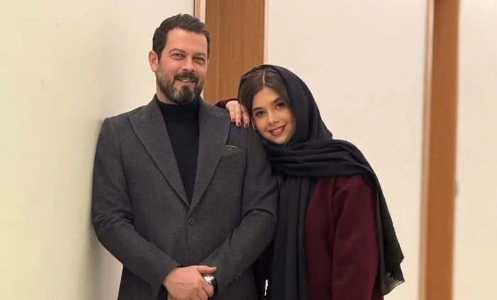 پژمان بازغی و دخترش نفس بازغی پژمان بازغی و دخترش