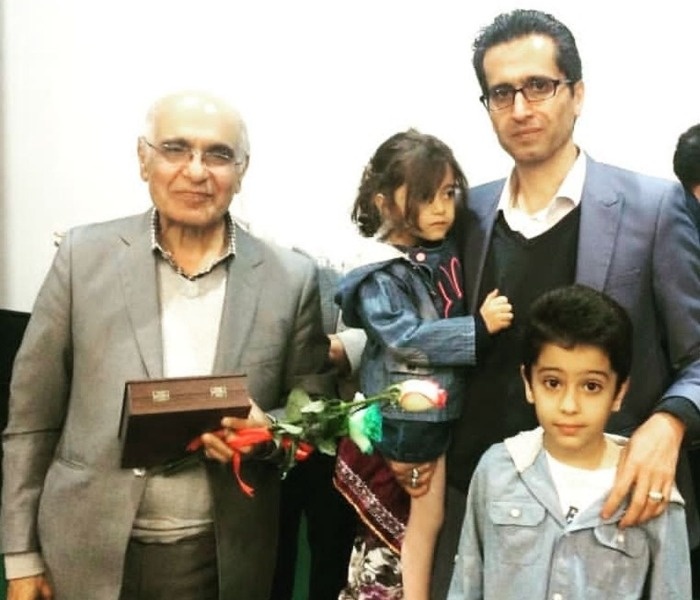 مهدی باقربیگی در کنار آقای مرادی کرمانی مهدی باقربیگی در کنار آقای مرادی کرمانی