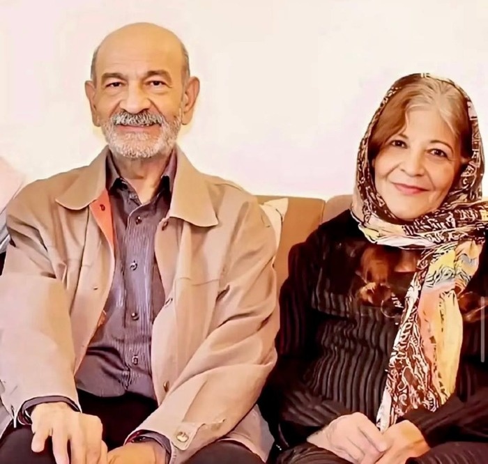 عکس فردوس کاویانی و همسرش فردوس کاویانی و همسرش