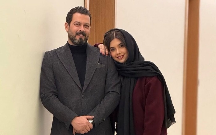 پژمان بازغی و دخترش نفس پژمان بازغی و دخترش