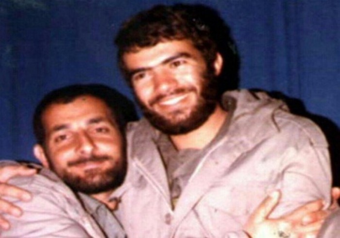 عکس جوانی سردار علی فدوی و سرلشکر شهید مهدی باکری جوانی سردار علی فدوی