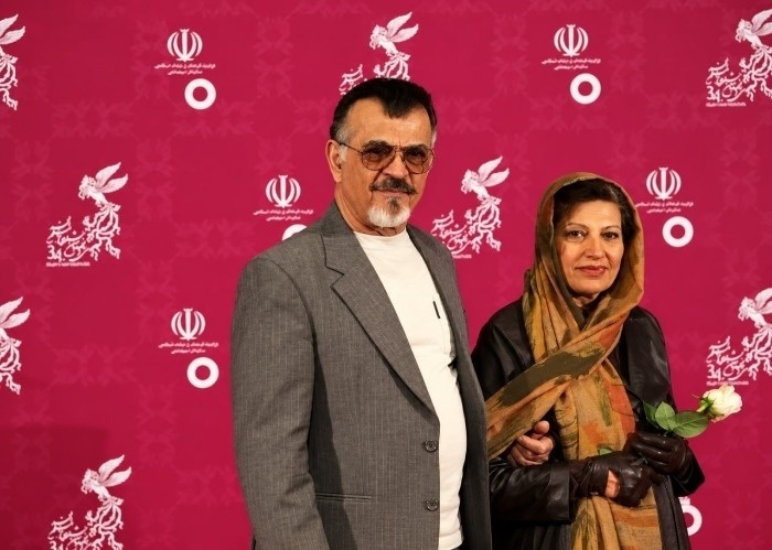 مهدی فخیم زاده در کنار همسرش مهدی فخیم زاده و همسرش