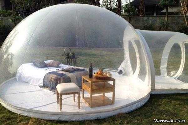 خانه حبابی ، خانه ضد آب ، خانه ی شیشه ای