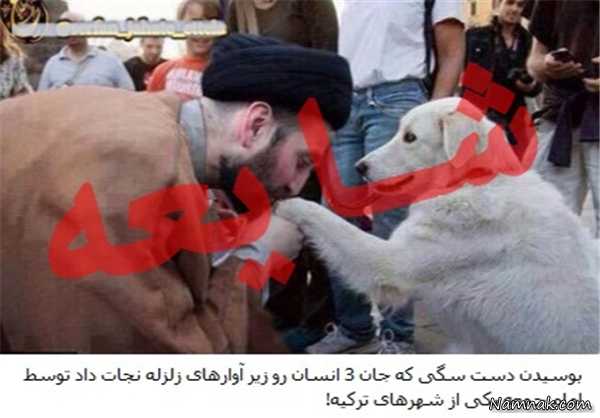 واقعیت ماجرای بوسیدن دست یک سگ توسط امام جمعه ترکیه!