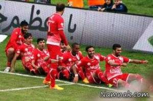 پرسپولیس ، شادی بعد از گل پرسپولیس