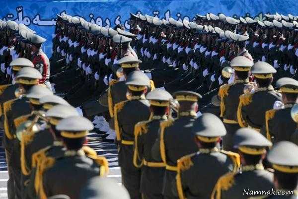 روز ارتش ، رژه روز ارتش ، نیروهای ارتش ایران