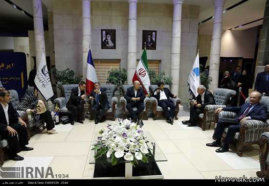 نشست نمایندگان دوکشور نمایندگان شرکت ایرفرانس ، ایرفرانس ، پرواز ایرفرانس
