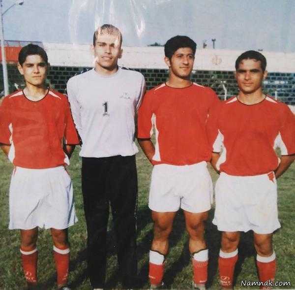 مرحوم اولادی و نوروزی درکناریکدیگر تیم پایه پرسپولیس