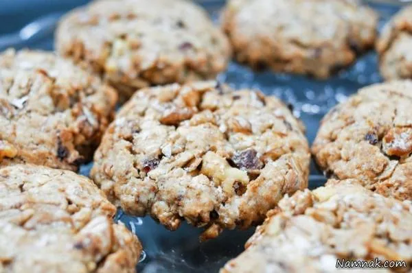 طرز تهیه کوکی خرما و گردو کوکی خرما و گردو