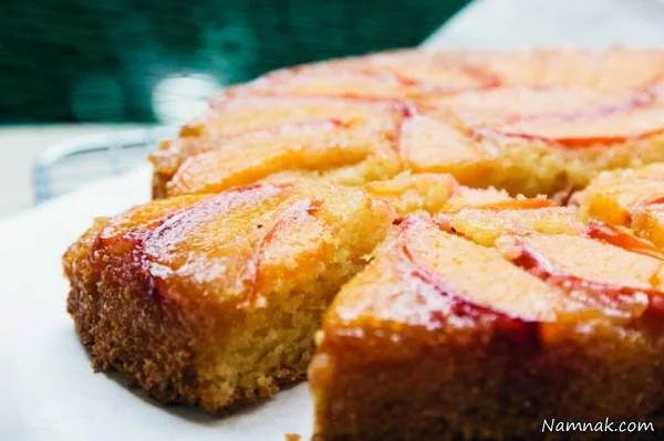 طرز تهیه کیک سیب و شلیل کیک سیب و شلیل