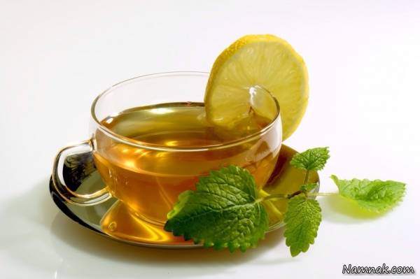 چای با طعم نعنا و لیمو ترش چای با طعم نعنا
