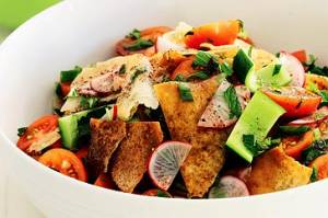 طرز تهیه سالاد فاتوش ، سالاد فاتوش
