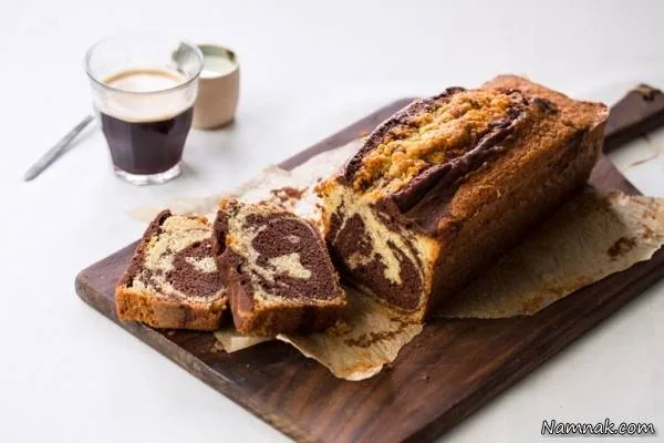 کیک مرمرین کیک خانگی