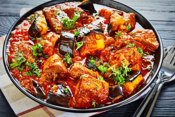 شام چی بپزم با گوشت :خورش بادمجان خورشت بادمجان