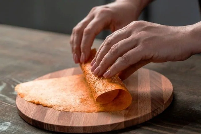 درست کردن لواشک زرد آلو لواشک زرد آلو