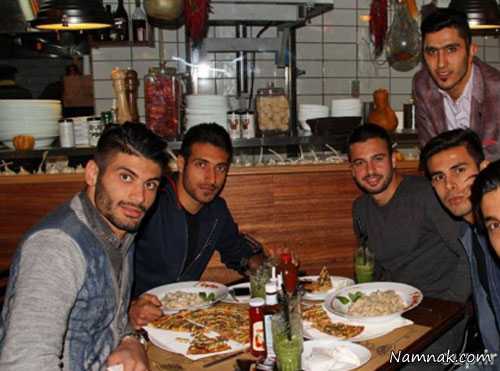 عباس قادری در مراسم افتتاحیه رستوران ژوانی ، رستوران ژوانی ، امیر قلعه نویی