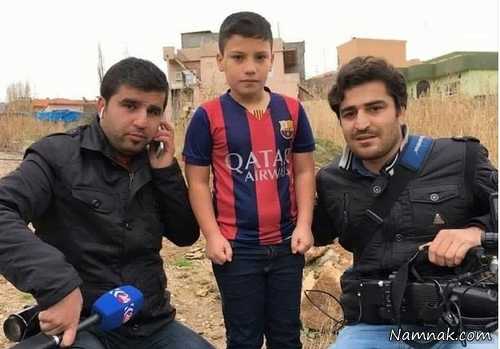 عکس کودک بی بضاعت طرفدار مسی پسر فقیر طرفدار لیونل مسی پیدا شد ، تیم ملی آرژانتین ، کردستان عراق