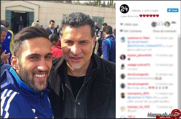 سلفی علی دایی جشن تولد علی دایی برگزار شد ، مهدی طارمی ، امید عالیشاه