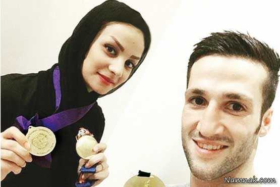زوج های ورزشی ایران و زندگی مشترک شیرین