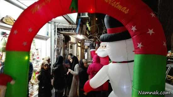 بابانوئل در خیابان های تهران ، بابانوئل در خیابان های تهران ، تصاویر بابانوئل