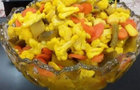 طرز تهیه ترشی مخلوط ترشی مخلوط