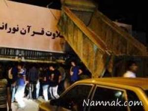 مرگ راننده کامیون