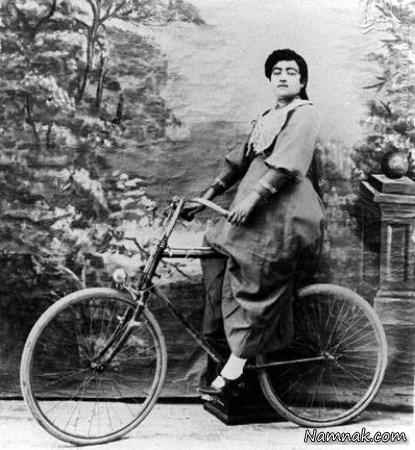 اولین زن دوچرخه سوار ، ناصرالدین شاه ، دوچرخه سواری زنان