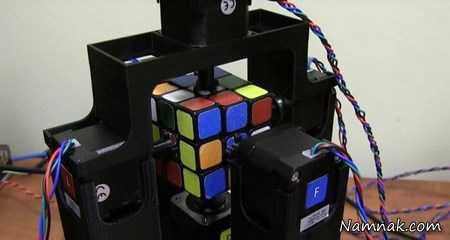 ربات حل کننده مکعب روبیک حل مکعب روبیک ، حل مکعب روبیک ، رکورد مکعب روبیک