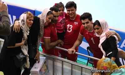 خانواده های تیم ملی والیبال ، بازیکنان والیبال ایران ، همسر بازیکنان والیبال