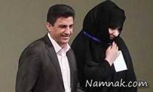 ماشین همسر امیر قلعه نویی