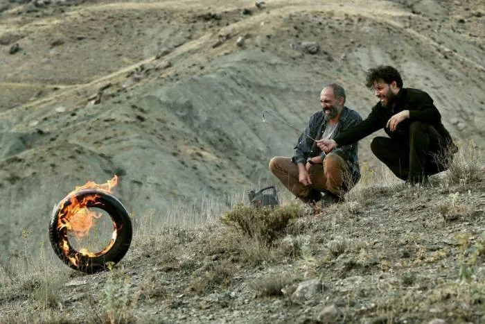 جواد عزتی و هادی حجازی فر در آتابای جواد عزتی در آتابای