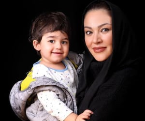 زیبا بروفه و پسرش